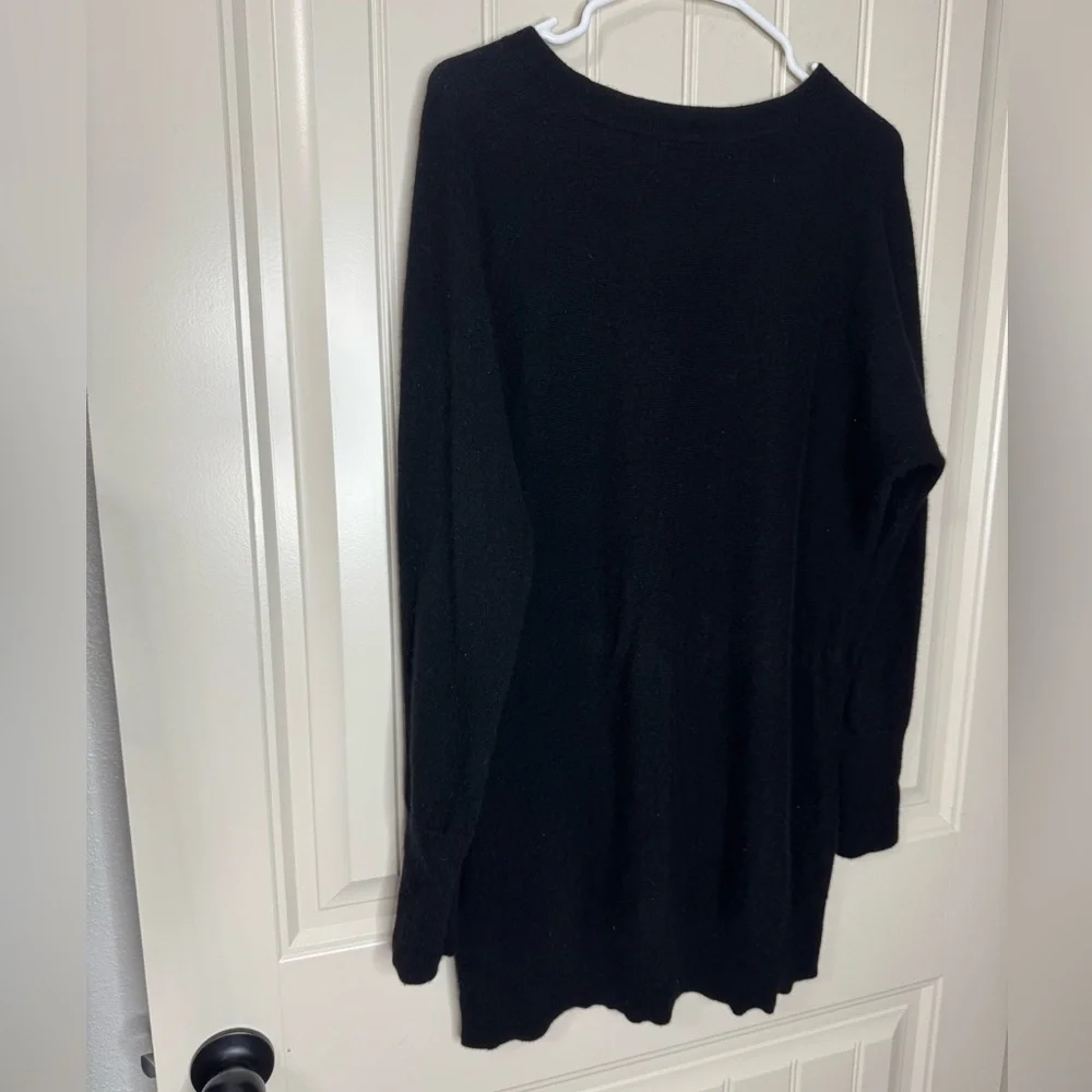 ATHLETA 🖤 Women’s Black Cashmere Wool Pullover SO SOFT Sweater (Small) - Picture 6 of 10